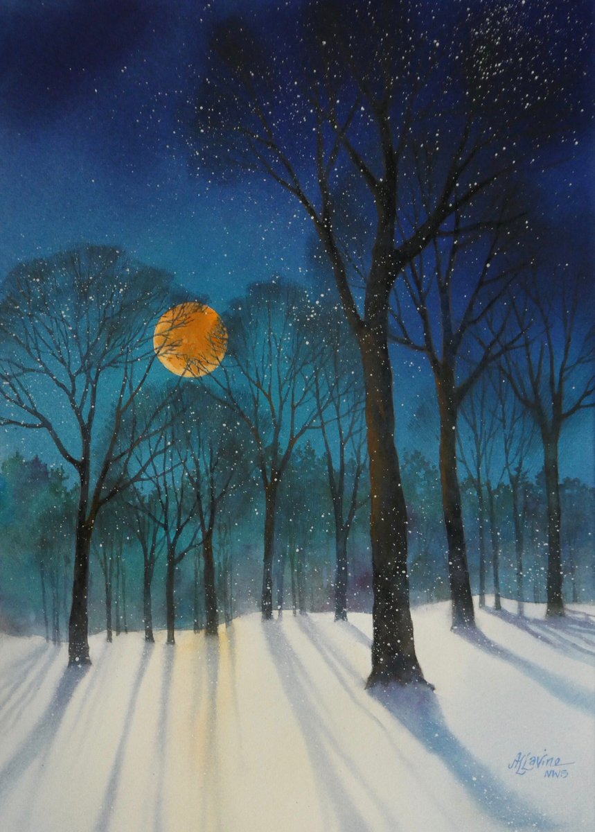 Snow Moon by Alexis Lavine