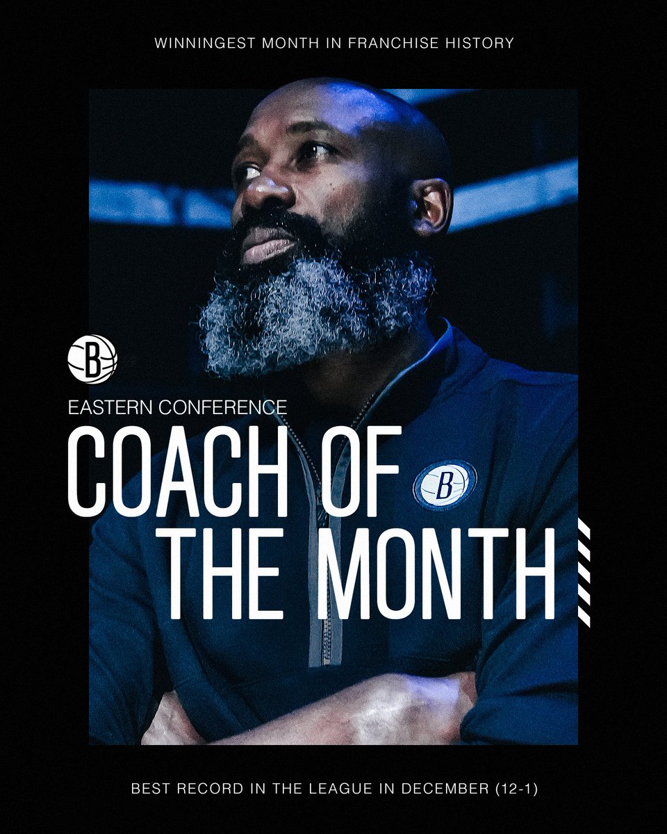BrooklynNets's tweet image. THAT’S OUR COACH