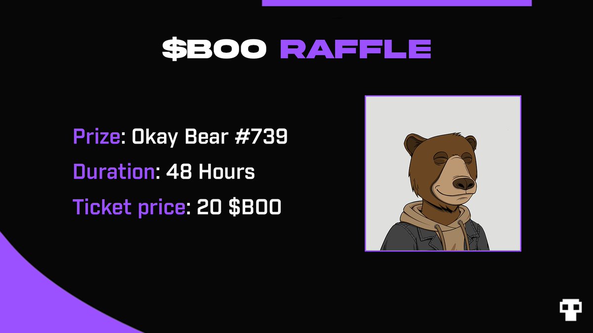 GhostKidDAO's tweet image. New raffle 🎟️

Link: boonties.io/raffle

Good luck and WAGBOO 👻