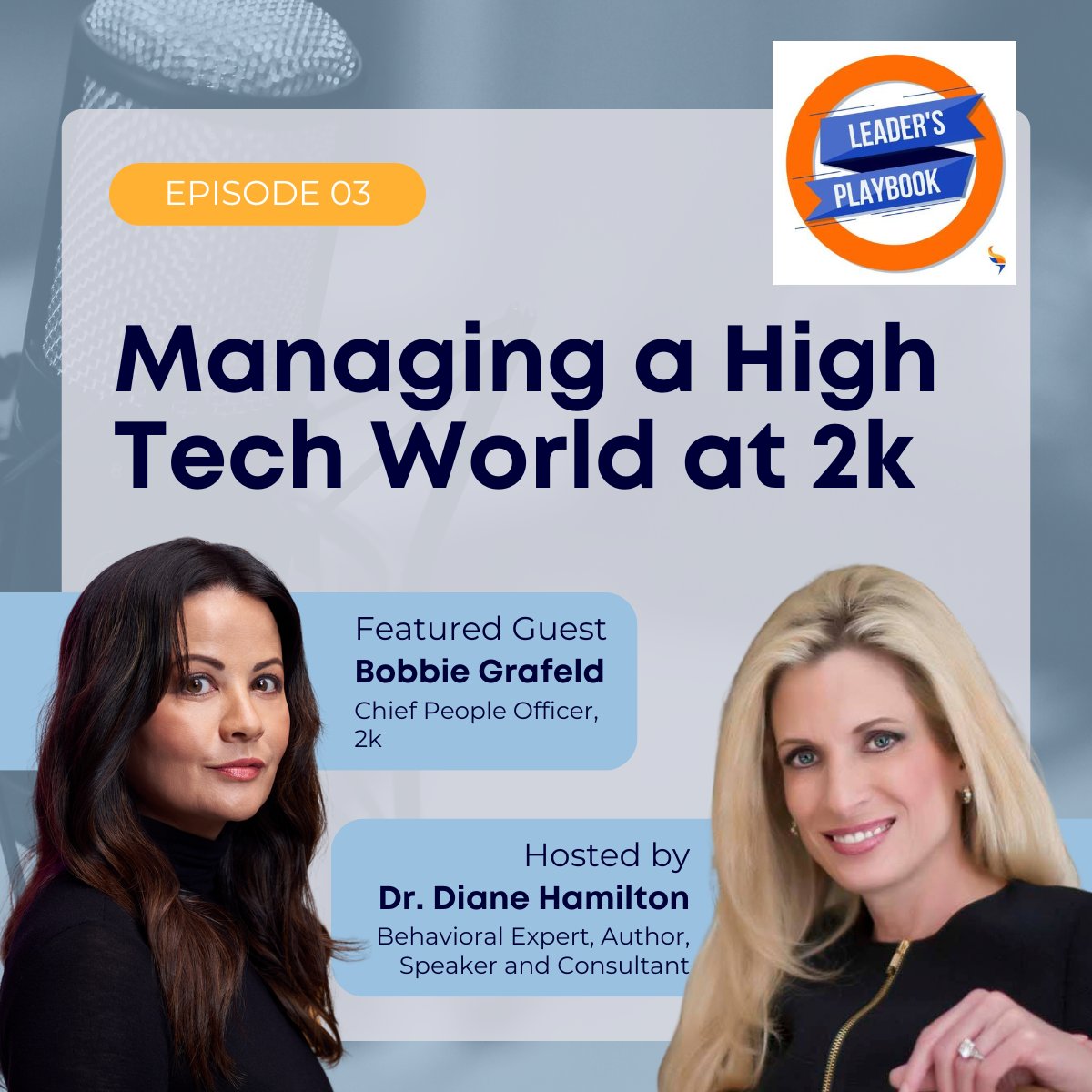 We just dropped a new episode of our podcast, Leader's Playbook! Listen in to hear Dr. Diane Hamilton ask 2K's Chief People Officer, Bobbie Grafeld, about the HR challenges she's faced in the tech world.

Listen here: ow.ly/cxrE50MhBk3

#hrchallenges #hrtips #podcasts