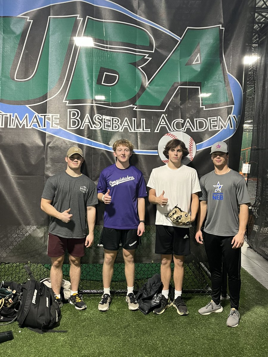 So awesome seeing this crew <a href="/ubanebraska/">Ultimate Baseball Academy</a> today!!  #tigeralum #tigerfam <a href="/BradyFitzpatri7/">Brady Fitzpatrick</a> @nickriggs18 <a href="/carson3wright/">Carson Wright</a> <a href="/johnnyvallinch/">Johnny Vallinch</a>
