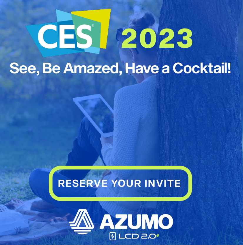 azumotech's tweet image. 2 days until #CES2023! Schedule a meeting &amp;amp; stop by our open house Friday (Cosmo from 4-7pm) to chat w/Azumo #engineers about our NEW tablet &amp;amp; color #RLCD plus #Azumo&apos;s flexible #lightguide tech hubs.li/Q01wV5T70
#Innovation #Technology #Sustainability #EnergyEfficient