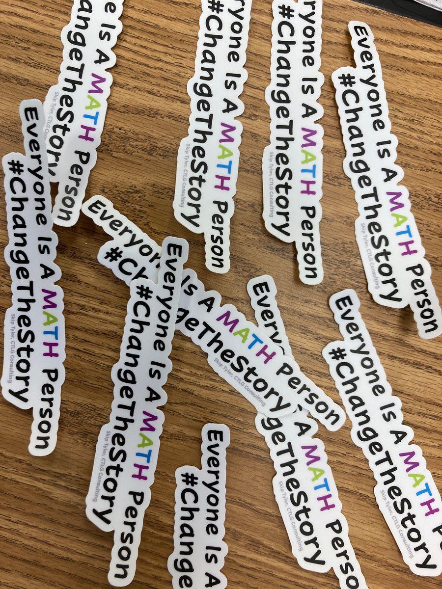 Excited to share my new #changethestory stickers with our math department @awtyintlschool  @SkipTylerMath #everyoneisamathperson