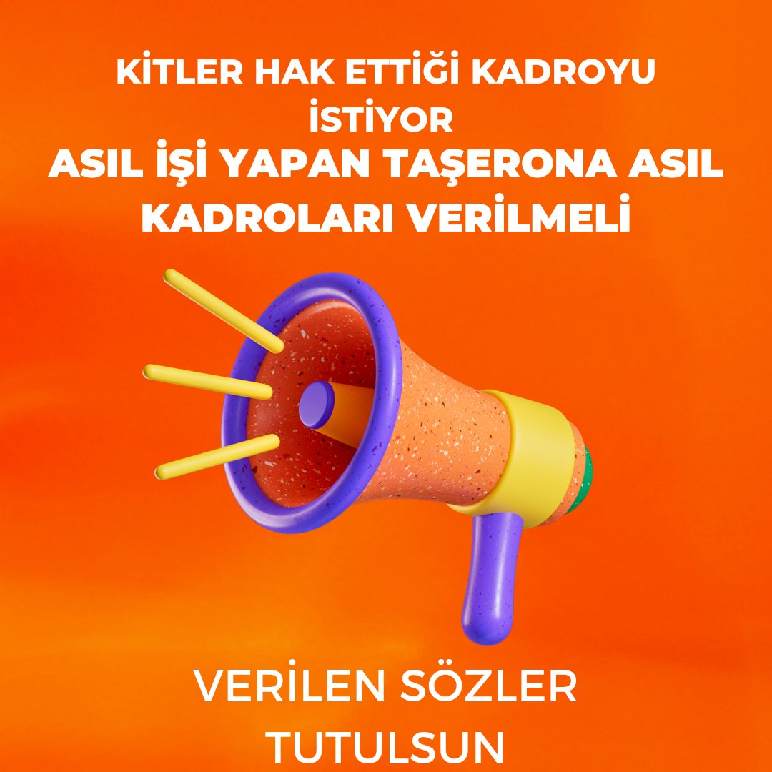 kutsalusta's tweet photo. #SıraTaseronKitlerde verilen sözler tutulmalıdır. #TaseronKitlereKadro
@RTErdogan @dbdevletbahceli @Mustafa_Destici @vedatbilgn @NureddinNebati @NumanKurtulmus @BY https://t.co/lyez0TWlh5