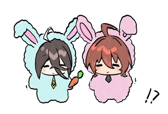 「hair between eyes rabbit costume」 illustration images(Latest)