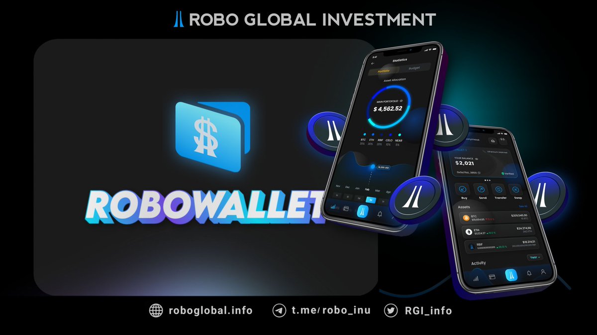 KoolKrizzz's tweet image. Are you looking for #FinancialFreedom? Do you want to be part of something big? #RoboInu is the secret! The bear market hasn't affected $RBIF in any way and we will conquer 2023!!! Feel free to join the Family and check out our great products!
#RoboWallet @RGI_info #Web3 #fintech