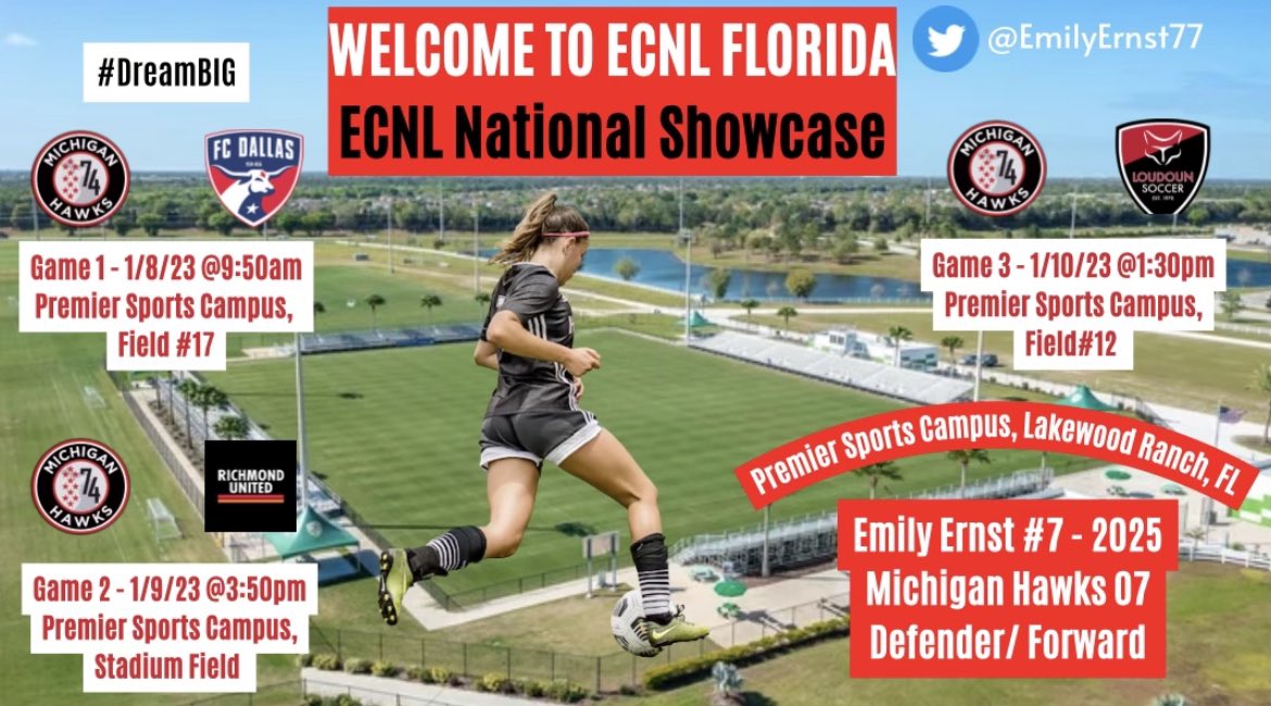 EmilyErnst77's tweet photo. ECNL Florida almost here!! https://t.co/QhSsbZ9yyC