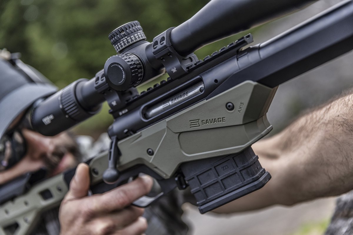 Savage arms on twitter the savage axis meets a custom mdt chassis