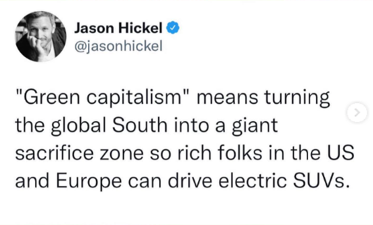 CLEANconnectnet's tweet photo. ...
Downscaling from #SUV’s, switching faster to #carsharing, #ManufacturingDistribution, #RegenerativeSourcing, restricting #FastFashion & FastConsumingElectronics, & extending #ProductLifeCycles, will generate a more #JustSupplyChain for all, reduces aggregate #EnergyUse, & ... https://t.co/jBgSoNaoOG