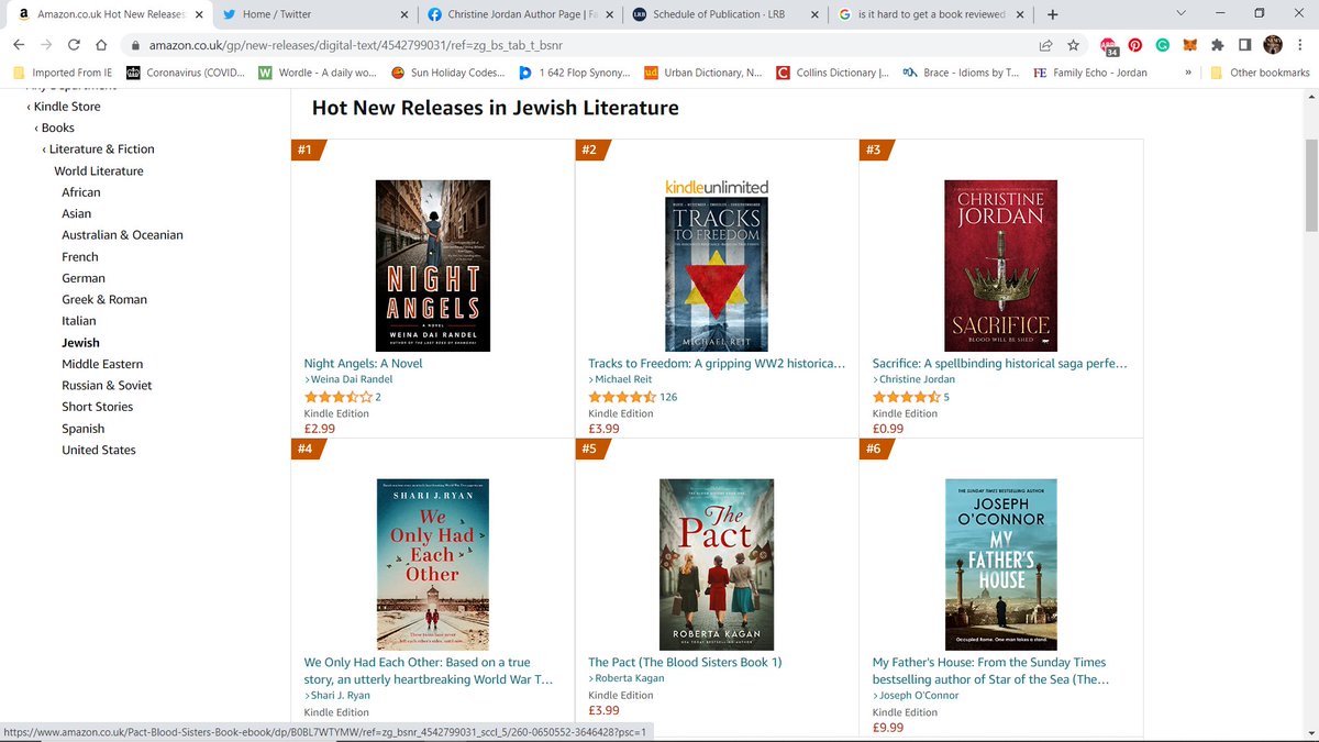 And in the space of a few seconds, it's now #3!! #BookTwitter #booklover #bookish #booksbooksbooks #addictivebook #paperbackbook #bloodhoundbooks #bookaholic #booktok #bookaddicts #bookclub #historicalfiction #historicalsaga #historicalbooks #historicalnovel #HistoricalThriller