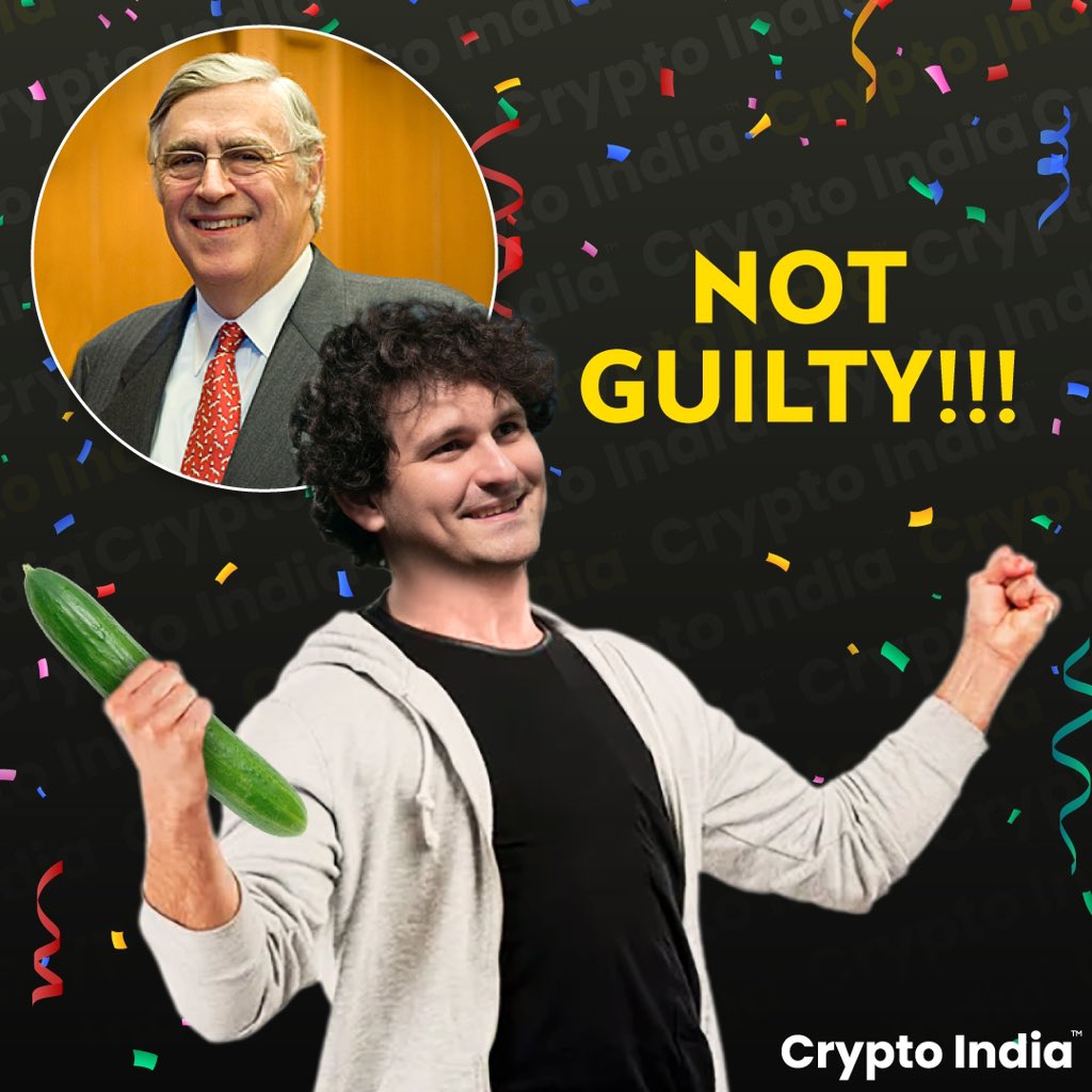 CryptooIndia's tweet photo. BREAKING: Sam Bankman-Fried pleads "not guilty" to all charges https://t.co/lCRvxiVvRX