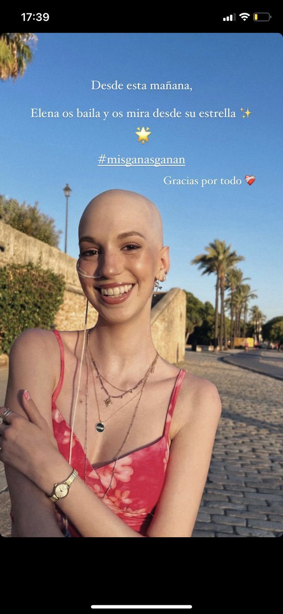 Elena Huelva: "Al final la vida son los recuerdos que nos llevamos, las personas, el amor, y yo ya he ganado"
Nadie nos ha prometido el mañana. 
VIVE EL PRESENTE. #misganasganan