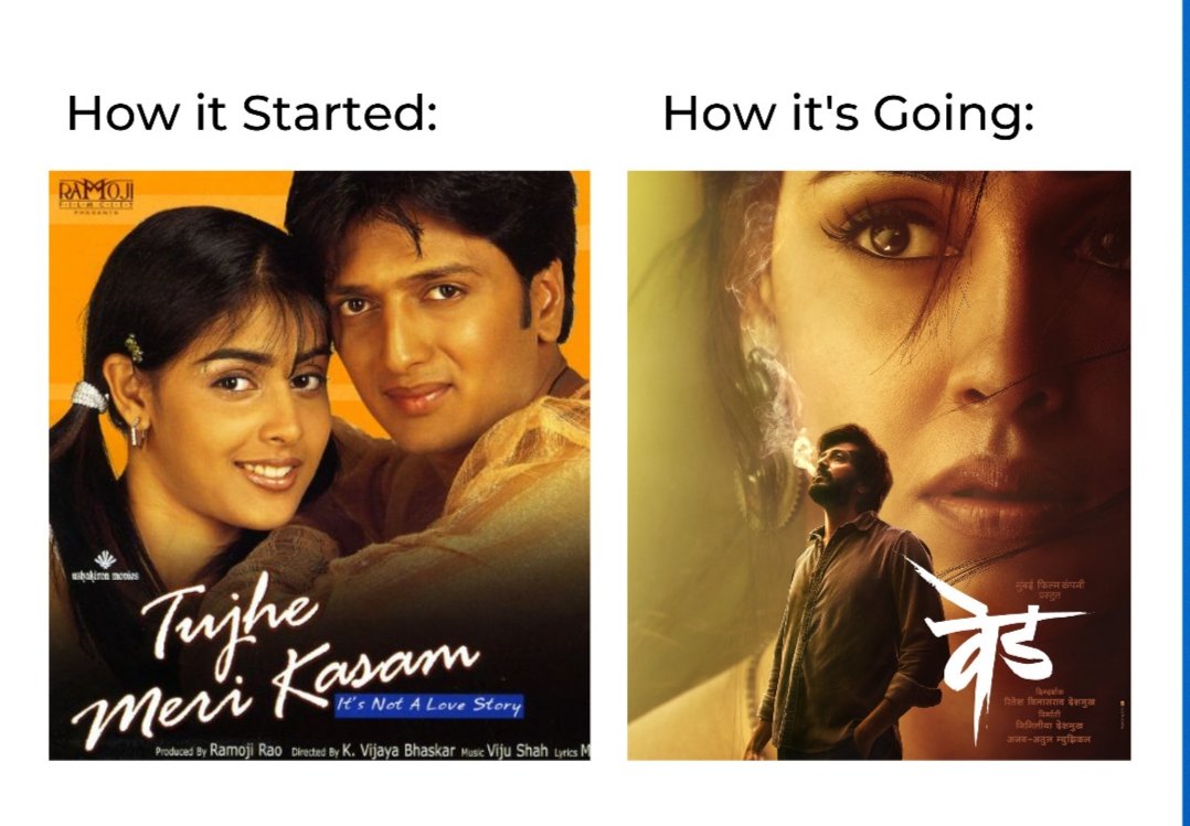 drmaheshgurav's tweet photo. #Ved30Dec just watched one of the best film of 2022 in 2023 thanks @Riteishd & @geneliad’s film #Ved. https://t.co/bHSePc5elc