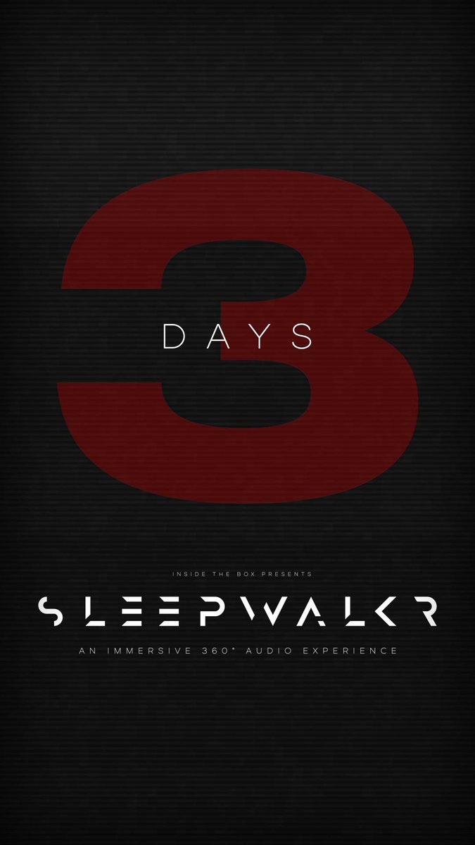 opecheehaunt's tweet photo. 3 DAYS until SLEEPWALKR opens this Friday! https://t.co/aESjuSSOgc #SLEEPWALKR https://t.co/L0xZPworSu