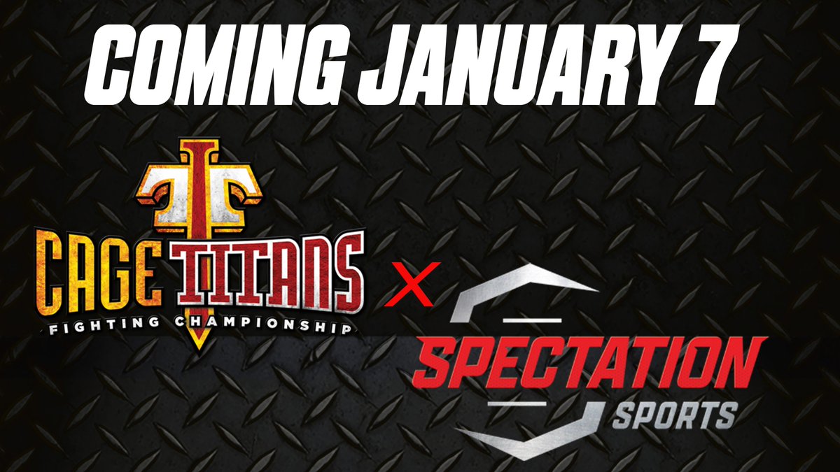 SpectationNet's tweet photo. 🚨 BREAKING 🚨
@CageTitans partners with #SpectationSports as its official stream provider 👉 https://t.co/qQ5v4fVLye
Cage Titans 57 | Saturday, Jan. 7 | LIVE on https://t.co/lV08tAlVZs https://t.co/JgDGjIZOmt