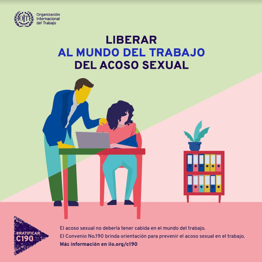 OITnoticias's tweet photo. El derecho a vivir libre de violencia y acoso es un derecho fundamental.

El Convenio 190 de la OIT sigue siendo una herramienta poderosa para poner fin a la violencia de género.

➡️ https://t.co/oz5FbMmvPp
#RatificarC190 https://t.co/fPdgHZGFP3