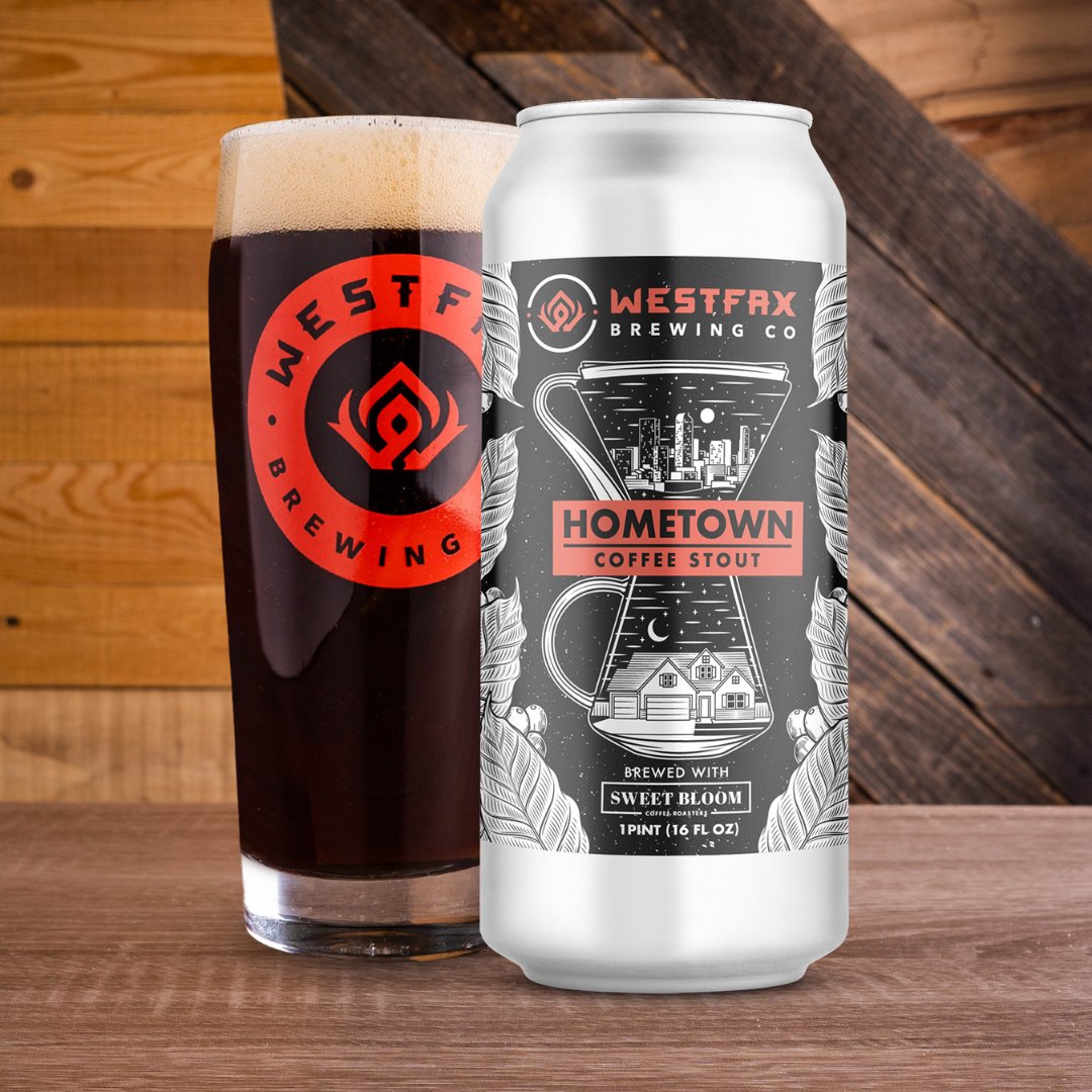 WestFax Brewing Co. (@westfaxbrewing) on Twitter photo $๐ ๐๐ฎ๐ ๐๐๐๐ซ
Hometown Coffee Stout | Coffee Stout | ABV: 7%
Medium body stout brewed w Sweet Bloom coffee roasters hometown blend & lactose helping accentuate this already chocolaty stout with notes of roasty coffee and berry.
*Draft Only
Food Truck Today: <a href="/Doggsfoodcart/">Doggs Food Carts</a> $๐ ๐๐ฎ๐ ๐๐๐๐ซ
Hometown Coffee Stout | Coffee Stout | ABV: 7%
Medium body stout brewed w Sweet Bloom coffee roasters hometown blend & lactose helping accentuate this already chocolaty stout with notes of roasty coffee and berry.
*Draft Only
Food Truck Today: <a href="/Doggsfoodcart/">Doggs Food Carts</a>