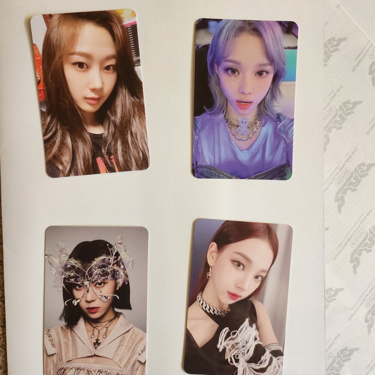 azybcg's tweet image. Obsessed with my aespa pics especially with the first winter one