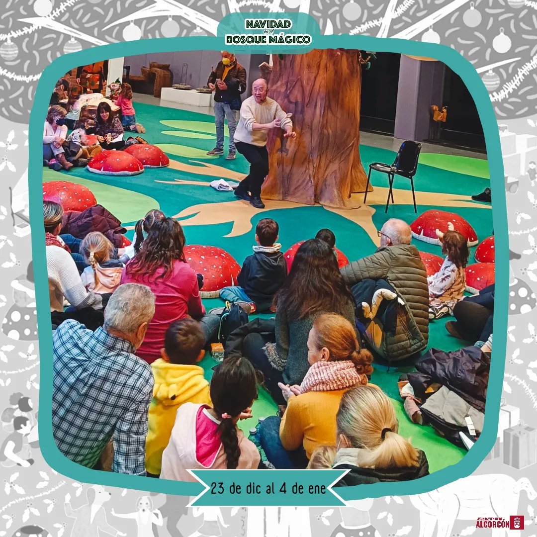 Hoy en el taller de <a href="/latartanateatro/">latartanateatro</a> hemos creado verdaderos cocodrilos🐊, con los cuentos📖 de @carleszarandula nos hemos divertido un montón, hemos cantado🎤 en el concierto de #AnaSanchezcano y bailado 🩰con #LunaTeatroDanza

@aytoalcorcon 
#NavidadAlcorcón2022