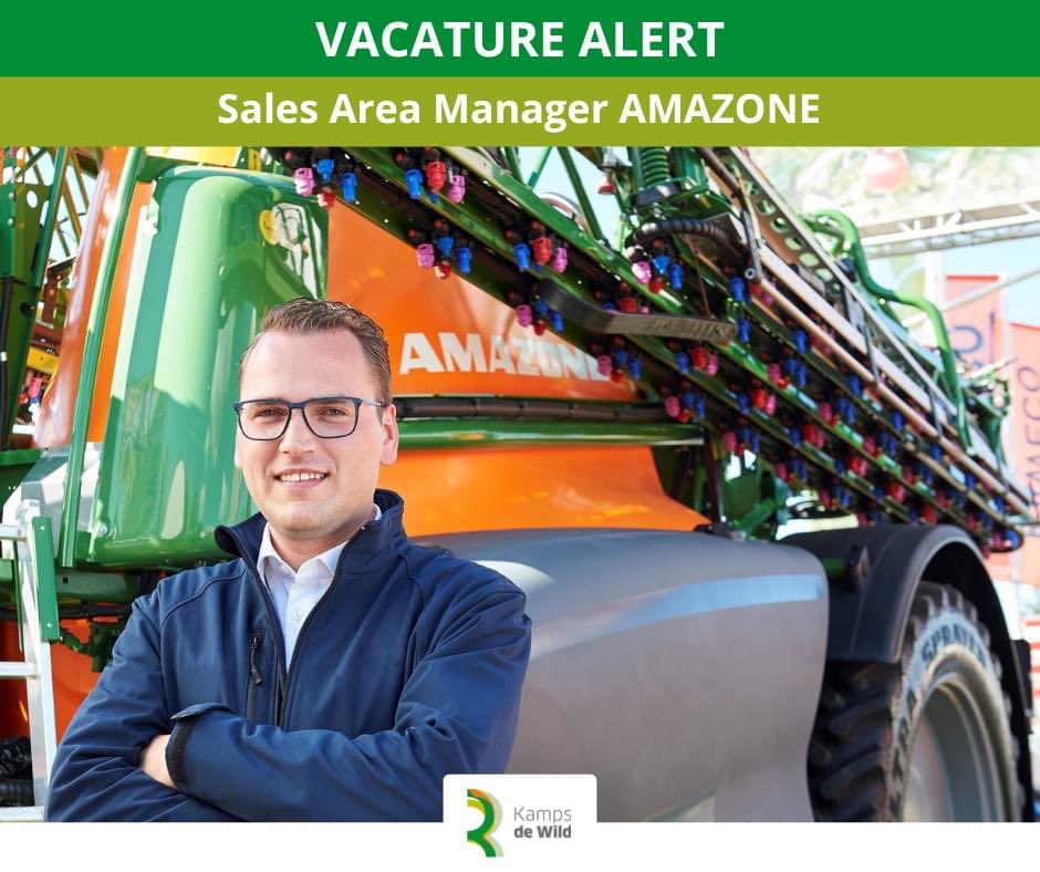 𝗩𝗮𝗰𝗮𝘁𝘂𝗿𝗲 𝗮𝗹𝗲𝗿𝘁! 📣
Ga bij ons aan de slag als Sales Area Manager en bouw met ons mee aan het merk AMAZONE in Zuid-Nederland.
Heb jij kennis van landbouwmachines, en ben je sociaal en commercieel ingesteld?
⬇️
bit.ly/VacatureSAM