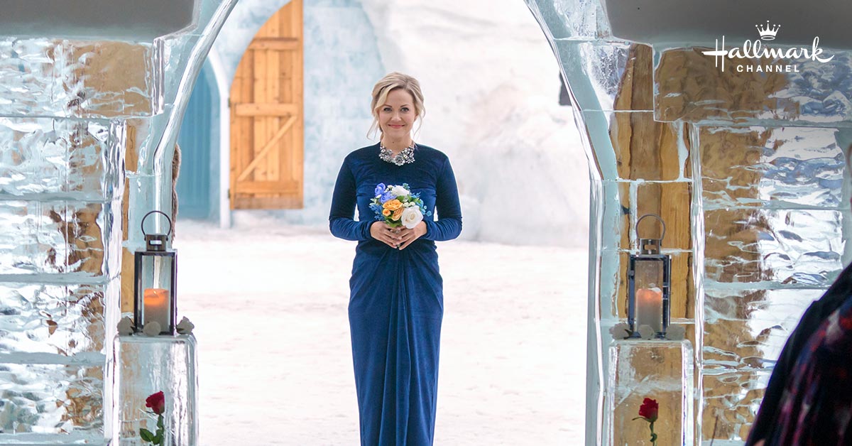 What’s more romantic than a destination wedding? How about a wedding at a real ice hotel? ❄️🏰 Catch #TheWinterCastle starring @EmilieUllerup and @kevin_mcGarry tonight at 8/7c!