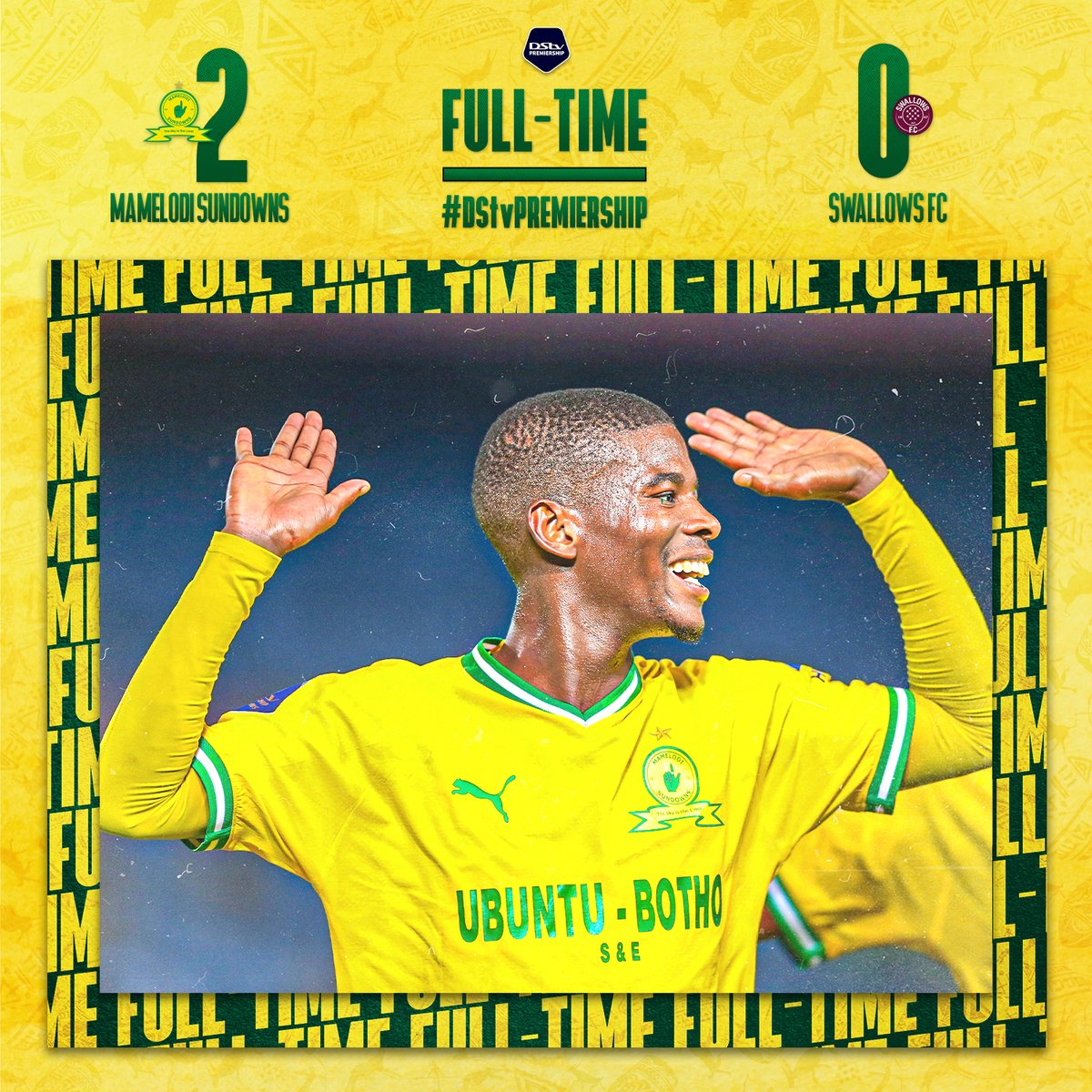 Masandawana's tweet photo. First game of the year, First win of the year! 👆

Mamelodi Sundowns (63' Maema, 66' Zwane) 2️⃣➖0️⃣ Swallows FC

#Sundowns #DownsLive #DStvPrem https://t.co/2oYmJIPQX6