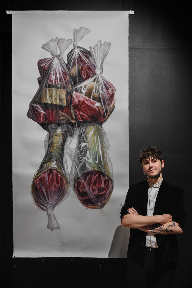 Nordic Bridges (@nordicbridges) on Twitter photo Faroese artist Heiðrik á Heygum is called a renaissance man with work encompassing film, art & music. Kjøt (Meat), his 1st solo exhibition in Canada is on view at <a href="/HarbourfrontTO/">Harbourfront Centre</a> until Jan 8, including the surrealistic art film MÓÐIR (Mother).
👉nordicbridges.ca/event/kjot
<a href="/nordenen/">Nordic Co-operation</a> Faroese artist Heiðrik á Heygum is called a renaissance man with work encompassing film, art & music. Kjøt (Meat), his 1st solo exhibition in Canada is on view at <a href="/HarbourfrontTO/">Harbourfront Centre</a> until Jan 8, including the surrealistic art film MÓÐIR (Mother).
👉nordicbridges.ca/event/kjot
<a href="/nordenen/">Nordic Co-operation</a>