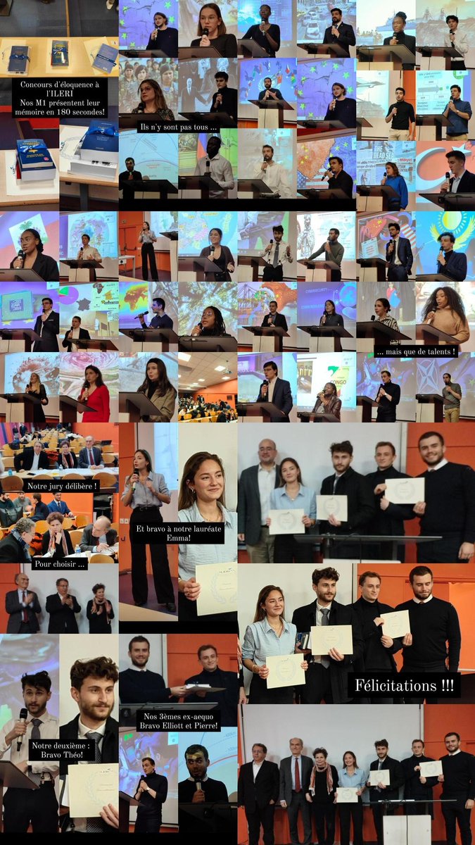 Bravo à nos étudiants victorieux, lauréats du concours : mon mémoire en #180secondes

#ileri @ileri_edu