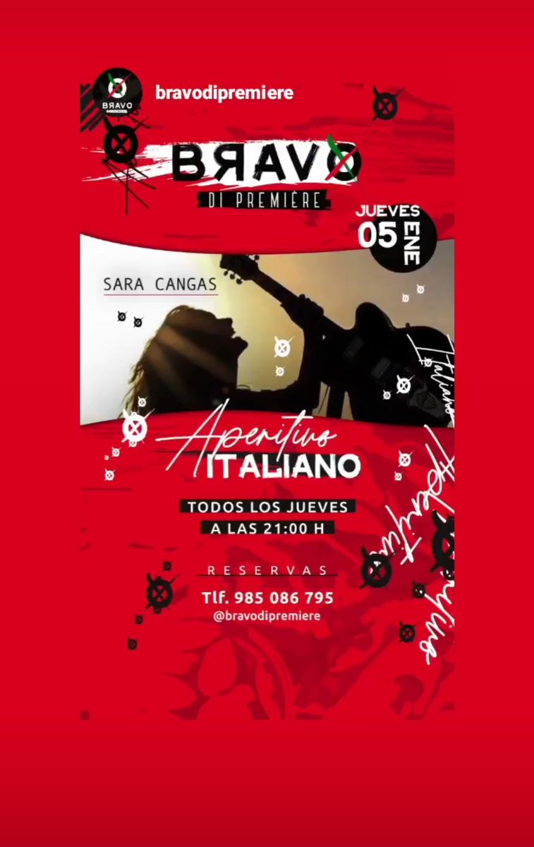 CangasSara's tweet photo. Collaci@s!!! Esti xueves podremos vernos cantando en BRAVO DI PREMIERE en la Pola Siero!!! Será a las 21.30h! https://t.co/PamdQnQi11