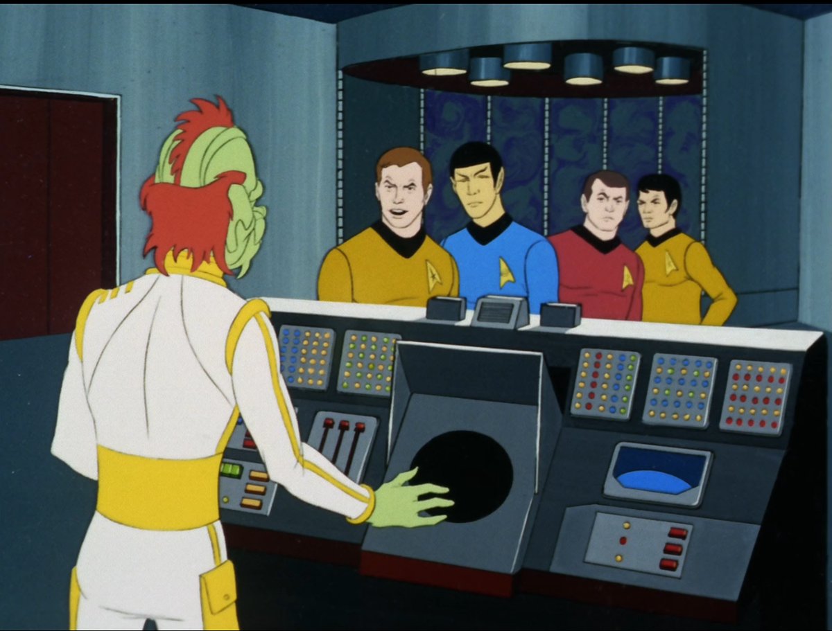 antipodal's tweet photo. #StarTrek #DailySpock #STTAS #LeonardNimoy drawn as #Spock
Today's episode is 'Bem,' from season 2.
Synopsis: Enterprise crew is being observed to evaluate their suitability to meet with advanced civilizations. https://t.co/b0IO4WnSJE
