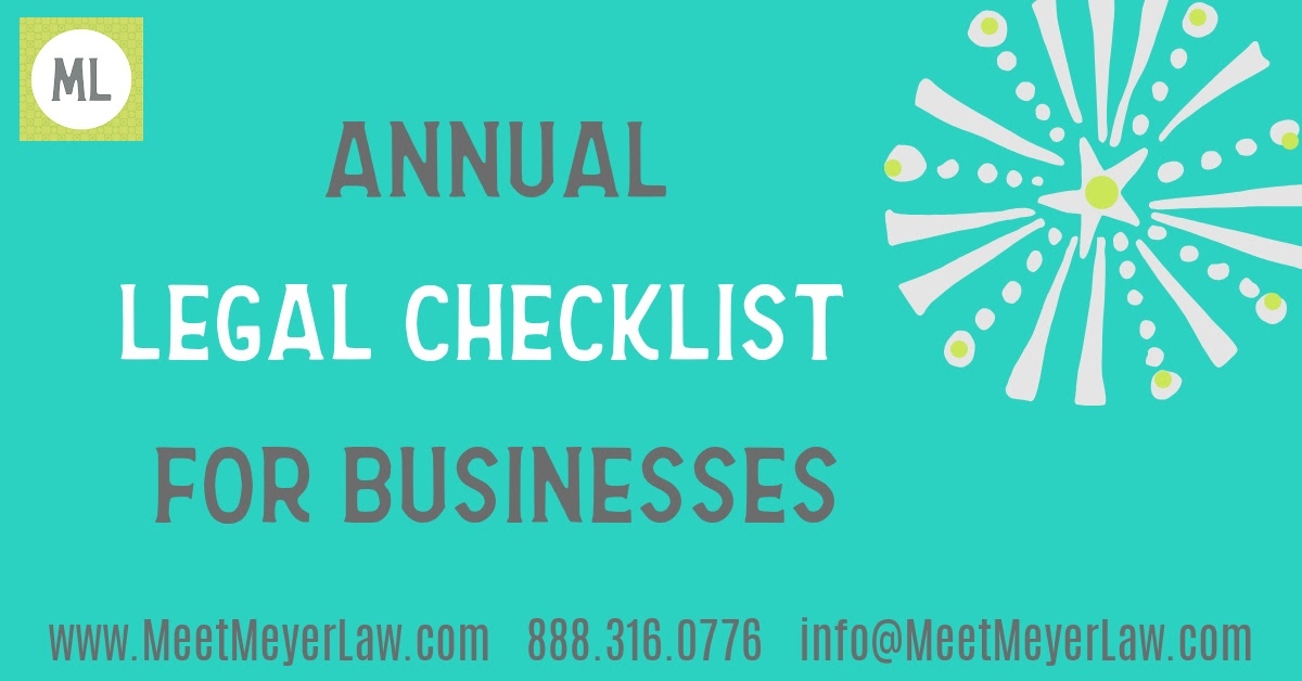 loveurlawyer's tweet photo. Kick off the new year with Meyer Law's Annual Legal Checklist for Businesses here! #businesstips #legaltips #startup #businessadvice #business101 #entrepreneur #businesssuccess #makeithappen #loveyourlawyer #meyerlaw #businesslawyer #happynewyear #freshstart https://t.co/DRlMlXWhj3
