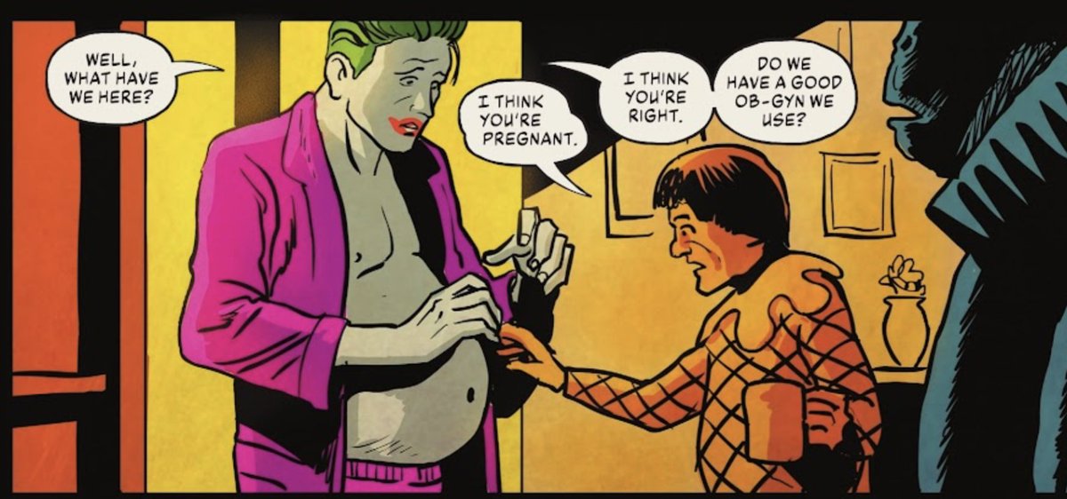 TheresaCampagna's tweet photo. Today, DC released a comic in which the Joker becomes pregnant and gives birth to a mud monster who transforms into a child-version of himself who he adopts as his son. 

...I don't know how much longer I can do this...

@ComicLoverMari @MrGabeHernandez https://t.co/WUIUf4RI23