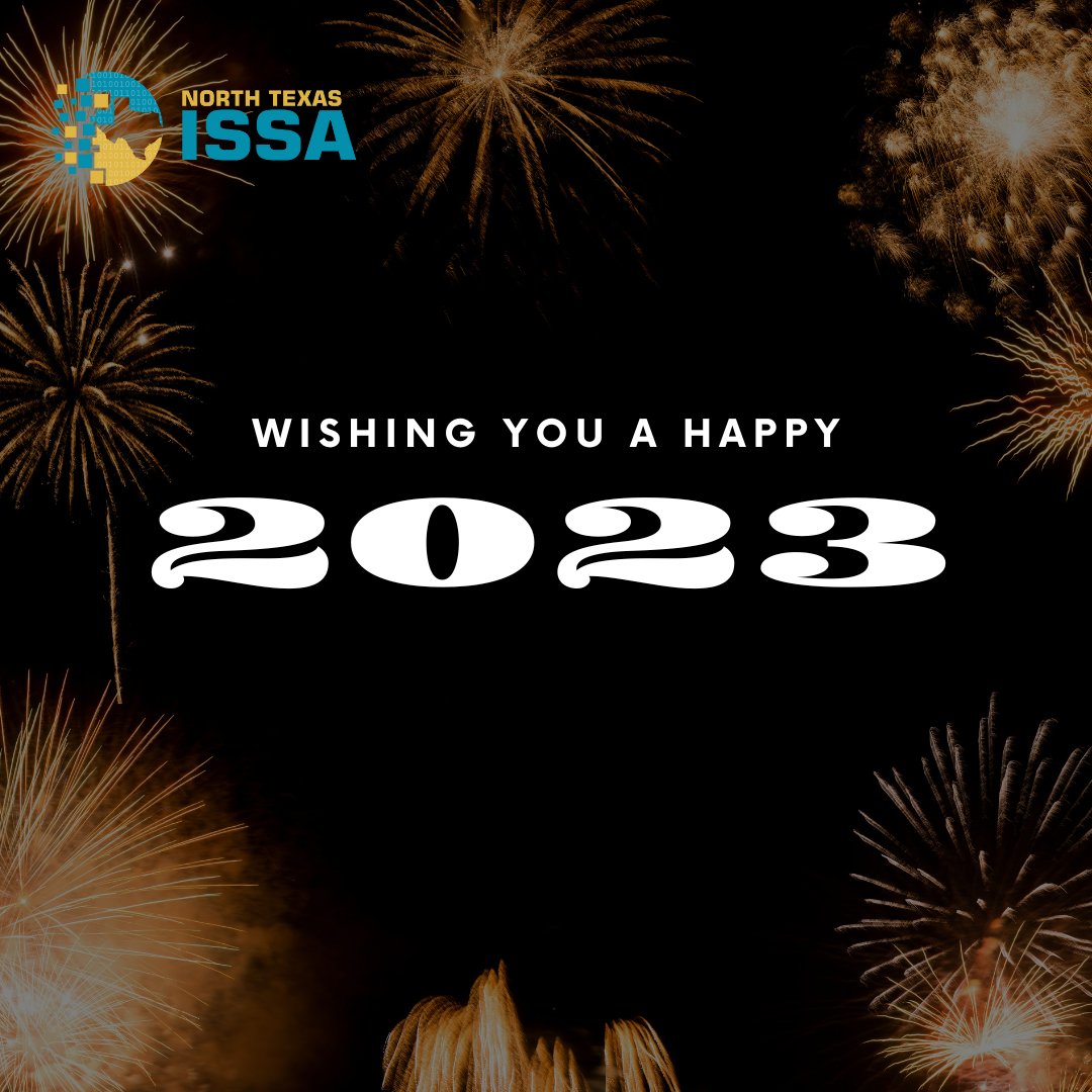 Happy New Year to all North Texas ISSA volunteers, sponsors, and friends. Cheers to another year of collaboration, growth, and success.

#happynewyear2023 #newyear2023 #newyearnewgoals