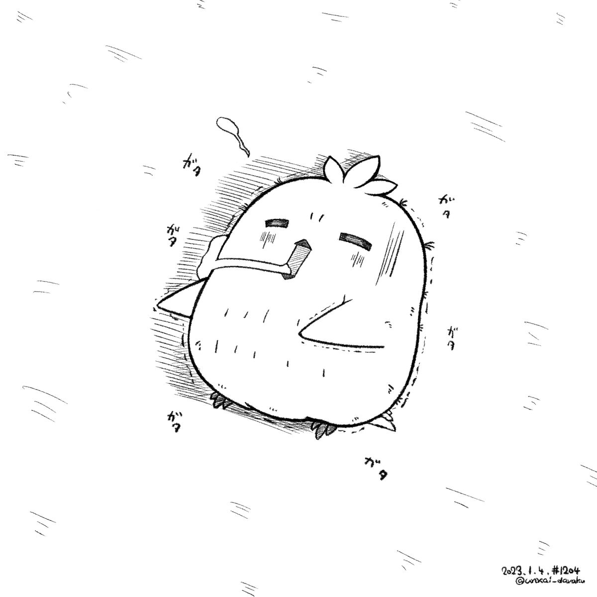 ラクガキおじさんの朝は早い。
おは 「仕事始め」という単語を聞いて体調を崩しだしたモフィさん。
#art #illustration #drawing #絵 #お絵かき #イラスト #絵描きさんと繋がりたい #イラスト好きさんと繋がりたい #冬の創作クラスタフォロー祭り #w_witch #L_witch #ルミナスウィッチーズ