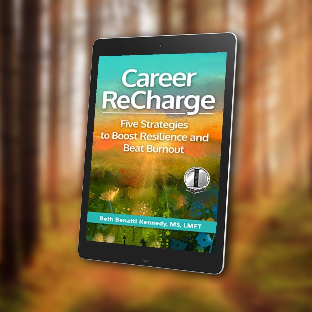 "Learn how to make your career more energizing by ensuring you are living "on purpose" and enjoying life along the way!" 

Beth Benatti Kennedy's Career ReCharge is now available on Amazon for just $2.99. Check it out!

amazon.com/dp/B07JQPFYFV