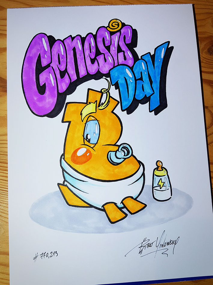 BitkoYinowsky's tweet image. Happy #Bitcoin #GenesisDay!

14 years ago #SoundMoney was born!