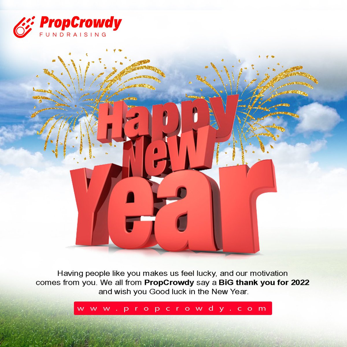 propcrowdy_ng's tweet photo. 2022 was a great year for us. 
We pushed, we yearned, and we achieved. 

Thank you for believing in us. 

We can't wait for the wide doors that 2023 will open to us all. Happy New Year.
 
#Propcrowdy https://t.co/pfRaymTnrg