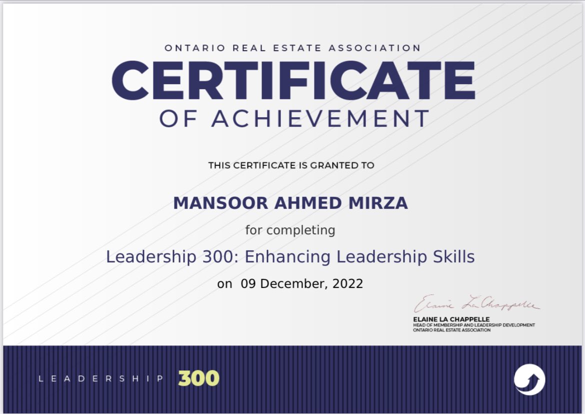 Realtormansoor's tweet photo. Alhamdollila ( All praise to God )
I was able to complete these three key certifications to proceed in my professional career to advance leadership roles in future.
#leadership 
#development
#volunteer
#personaldevelopment https://t.co/ZWxSQMKQ0p