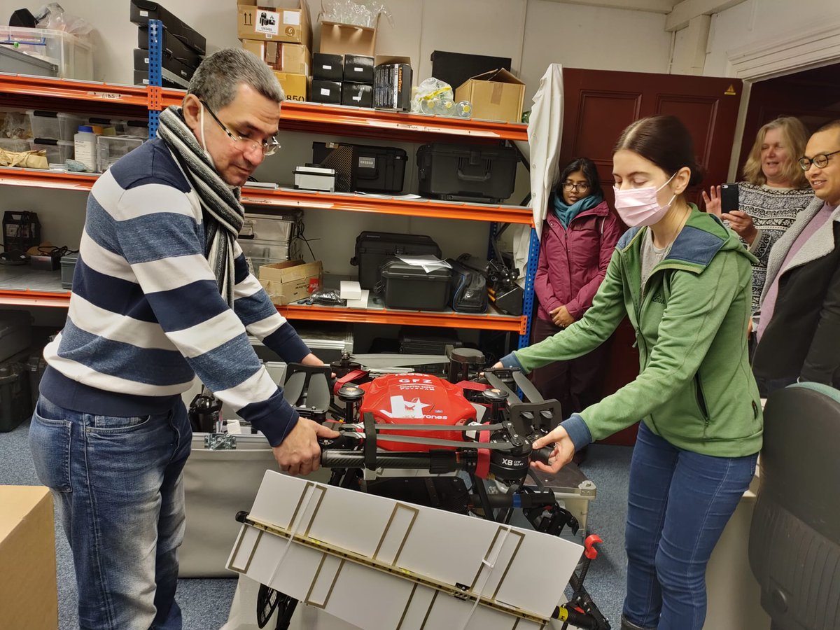 RS4GeoHZ (@gfzremote) on Twitter photo Finally welcoming the newest member of our group.
It can do #SAR imagery, cross-track #InSAR, #DInSAR, #PolSAR, and #TomoSAR among other things.
We're looking for a creative name for this amazing drone and we'd love to hear your suggestions! 😀✌️
<a href="/MahdiMotagh/">Mahdi Motagh</a> Finally welcoming the newest member of our group.
It can do #SAR imagery, cross-track #InSAR, #DInSAR, #PolSAR, and #TomoSAR among other things.
We're looking for a creative name for this amazing drone and we'd love to hear your suggestions! 😀✌️
<a href="/MahdiMotagh/">Mahdi Motagh</a>