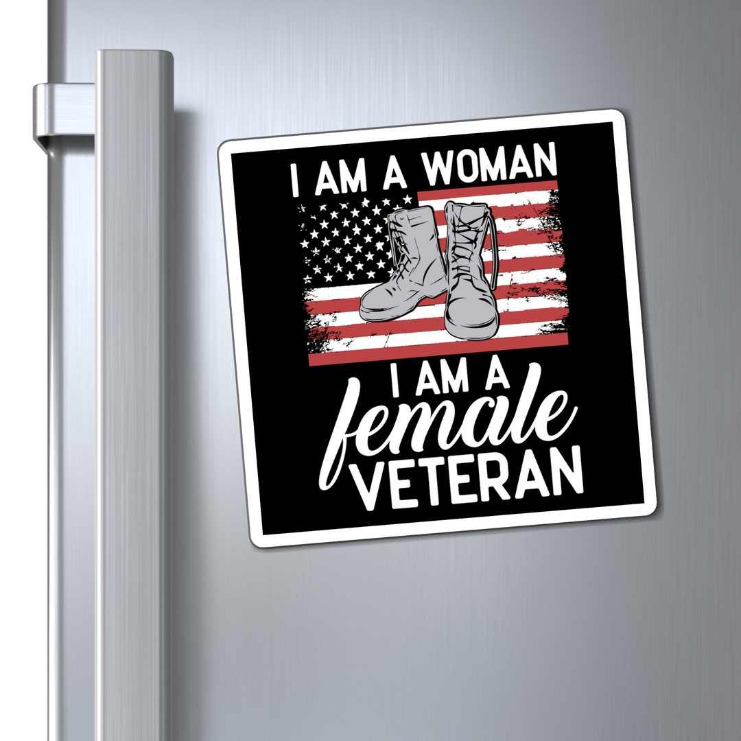 I Am Women I Am a Female Veteran Magnets Gift Military Army - Etsy sbee.link/epmguqy38a

 #woman  #militaryarmy #etsy #women #veteran #graphics #quoteoftheday #femaleveteran #graphic_arts #mil #militarylife #etsyireland #font #geometricart #militarylove #bewomen #female