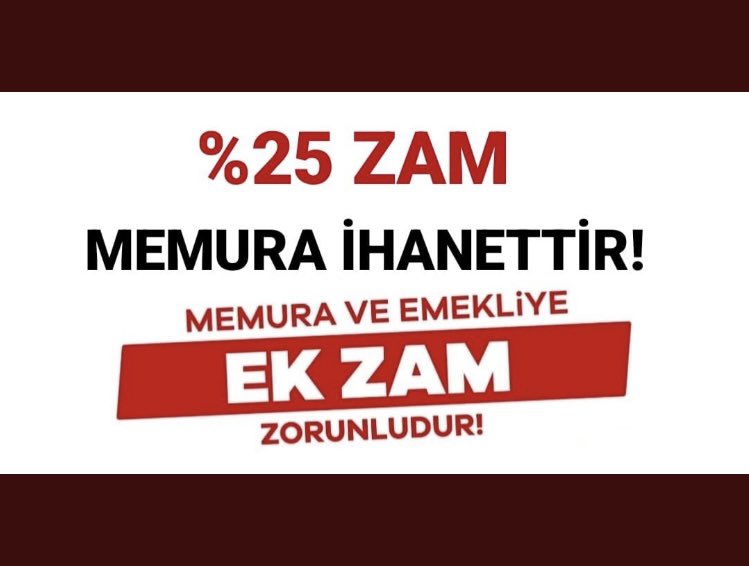 nevri64364655's tweet photo. #Yüzde25iKabulEtmiyoruz Şekere       : %555 zam
Doğalgaza : %300 zam
Kırtasiyeye: %284 zam
Ekmeğe      : %276 zam
Elektriğe     : %260 zam
Ete, süte     : %215 zam
"Memur:%25"
Memura verilen #25Yetmez bu oran kabul edilemez.
"Sadaka değil hakkımmız olanı istiyoruz"!!! @RTErdogan https://t.co/56W7uPfLkK