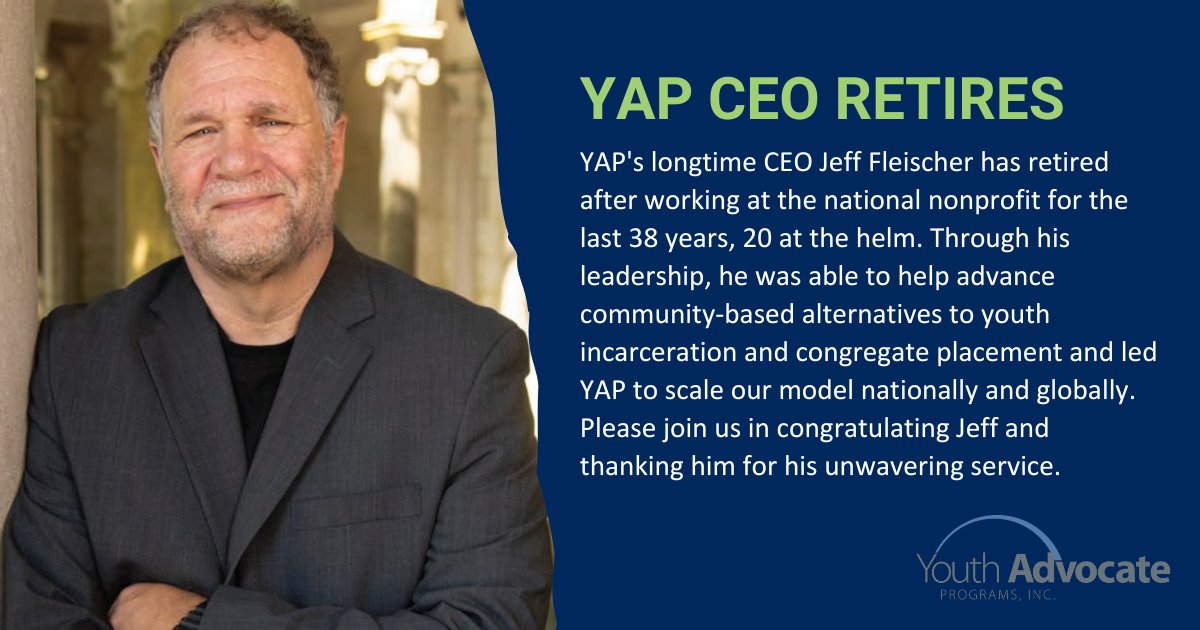 YAPInc's tweet photo. Happy New Year! Please join us in congratulating @jefffleischer1 and thanking him for his unwavering service. https://t.co/jM1y9QK43v
