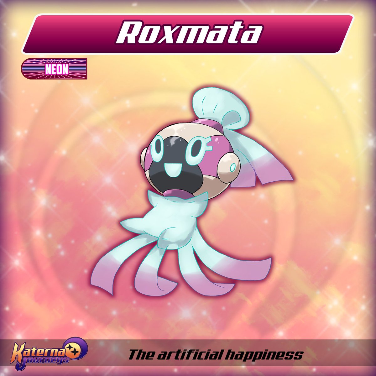 KaternaJourneys's tweet photo. "tiny, cute, and made of solid neon, this artificial moon will help you with the home tasks and will try to make you happy for having him"
@AntaresKat01 @GRaptor28 @KariagoRW 
#pokemon #fakemon #indiegame #gamedesign #katerna https://t.co/FVAA7QbNw4