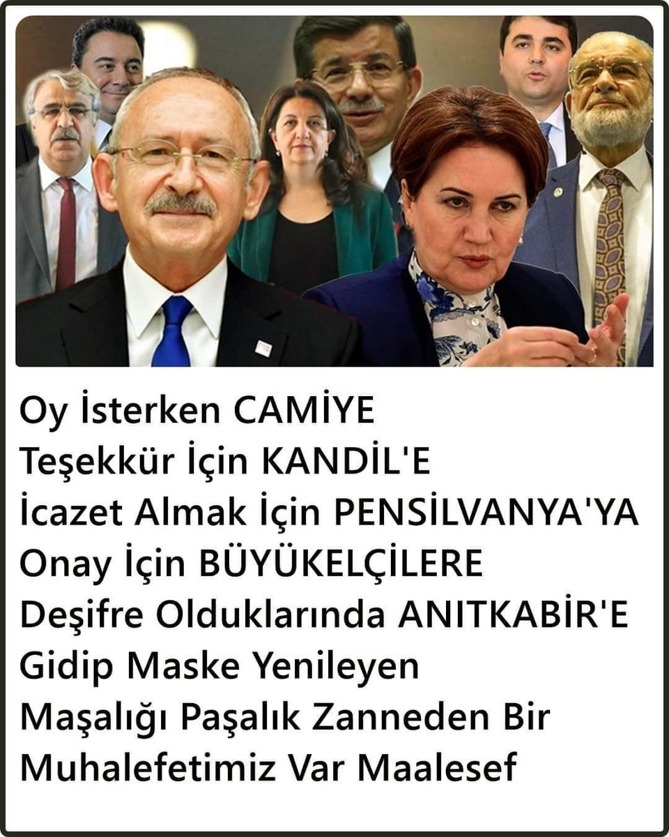 @ErgulYuksel1985 @HKiraz @gercekci80 @MslmGnc_ @mehmethoca1911 @Kuran_610 @AydanGokhan @Mustafa21062009 @sates65 @sabrimercan @ishakovet @NefiseDurak @metin0375 @mustafa6634acer @ABDULKADRAHN13 @Ahmet_Oylek @Ali_2023ak @haber_kerkuk Allah razı olsun eline emeğine sağlık 
🇹🇷🇹🇷🇹🇷

ÜLKÜSÜZ MERAL 
#İpNelerYapacakmış
Çakmaklar,tiyatrocular!