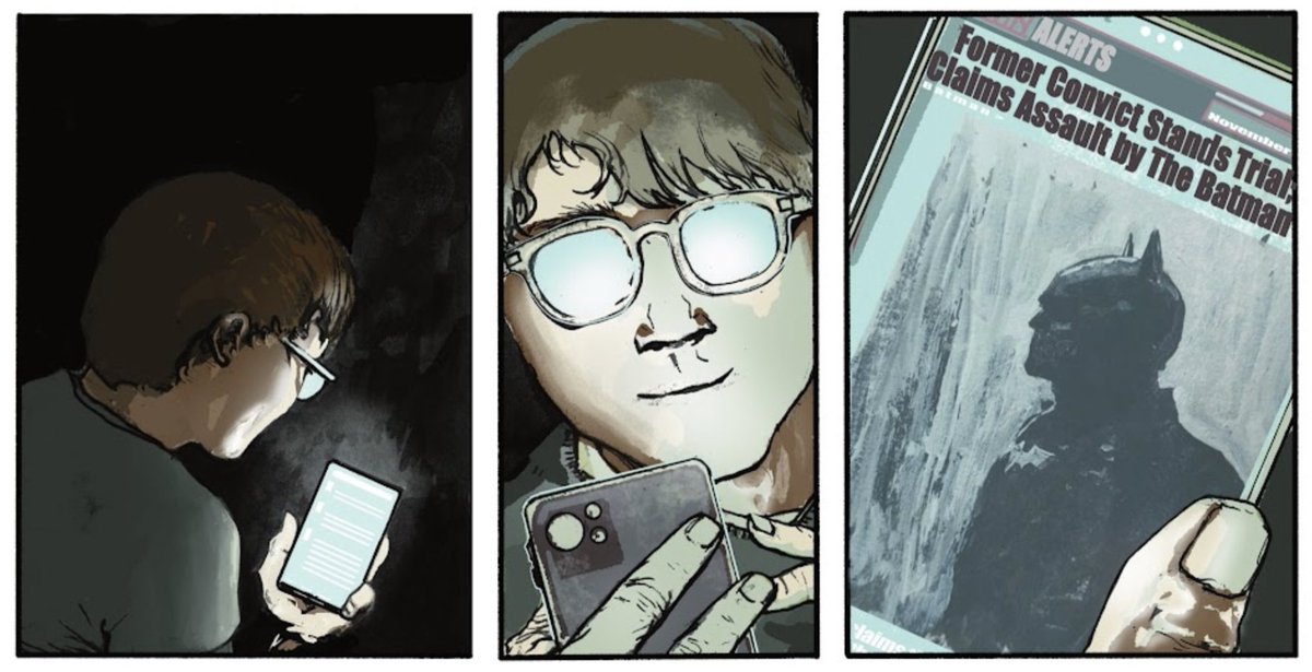 anyways i found out theres a prequel comic to the recent batman film centered around the riddler and i started reading it. this dude gay as shit lol