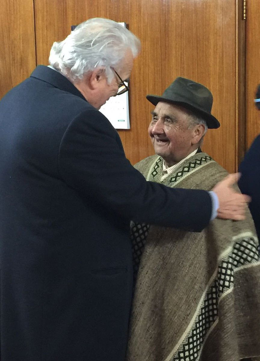 Ha partido un gran hombre: Dialogante, sereno, pausado… mis condolencias a la familia del Apo Ulmen Mayor Antonio Alcafuz Canquil…