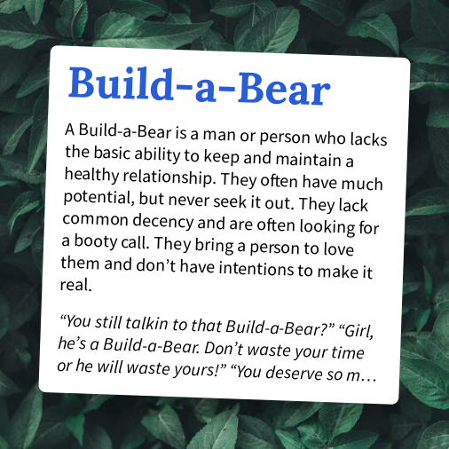 Urban Dictionary on Twitter "BuildaBear https//buff.ly/3ClXpcO"