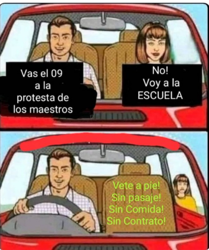 docentesactivos's tweet photo. Para los que aún están dudando de asistir a la protesta del 9.
El 9 no hay clase, hay protesta. https://t.co/Ge990ehBpl