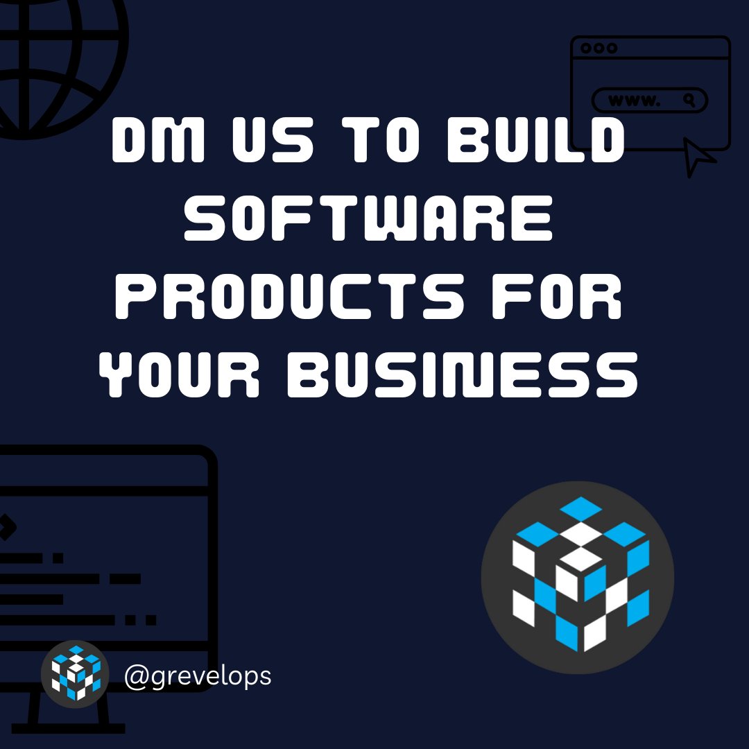 grevelops's tweet image. If you liked this thread, retweet the first tweet and drop a like.

DM us to build software products for your business.