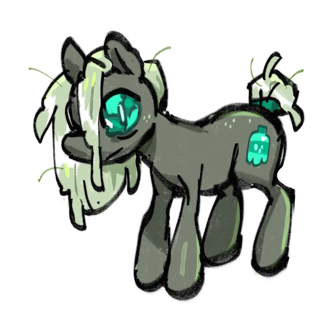 Here is my ponysona her name is Twinkletoes and she loves sugary beverages 